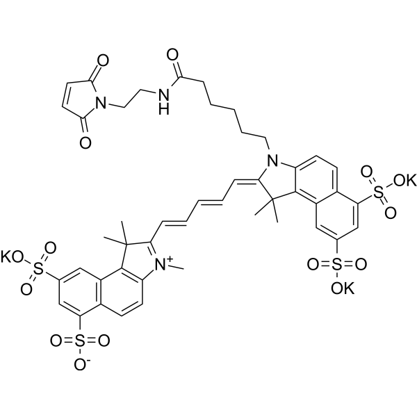 Sulfo-Cyanine5.5 maleimide potassium 2183440-58-4